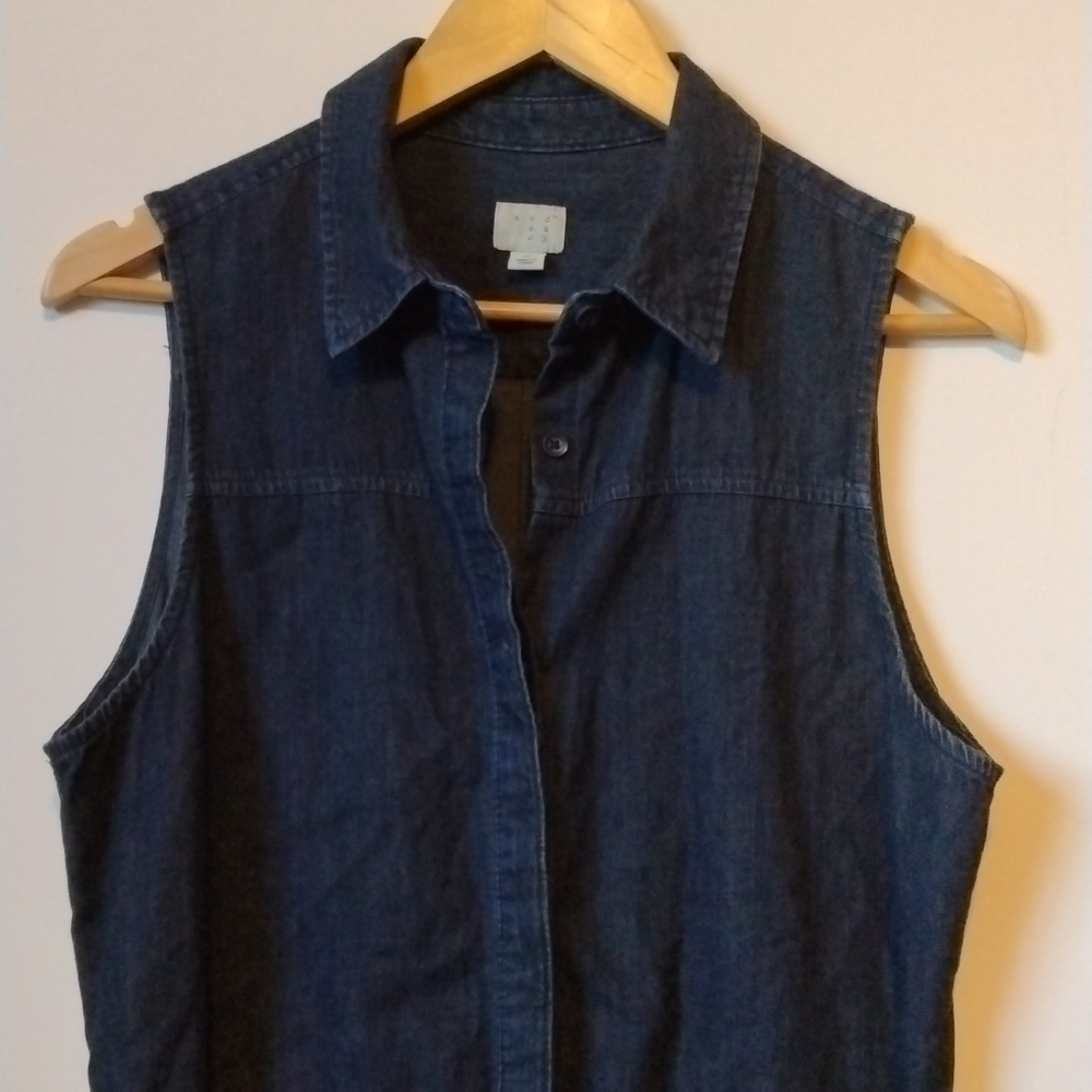 Dark Blue Jean Dress